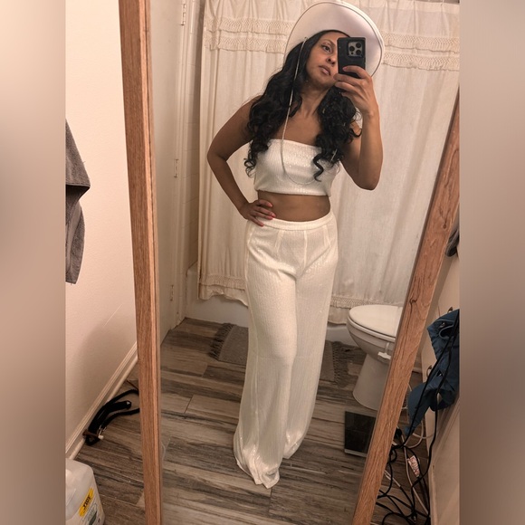 12th Tribe Other - 12th Tribe white sequin two-piece.